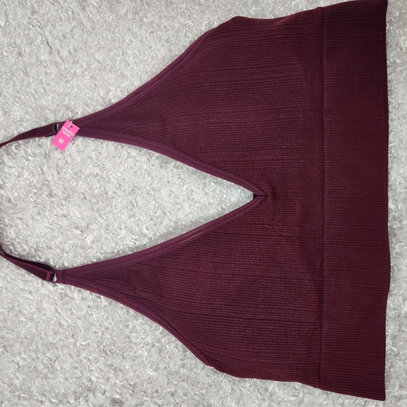 PINK Victoria's Secret Burgundy Bralette - Picture 3 of 8